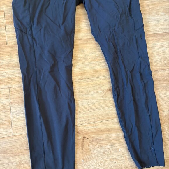 Lululemon Athletic Fast And Free HR Tight Yoga Pants 28” Black Women’s Sz 16 - Picture 4 of 11